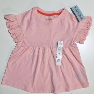 Cat and Jack Girls Pink Short / Top